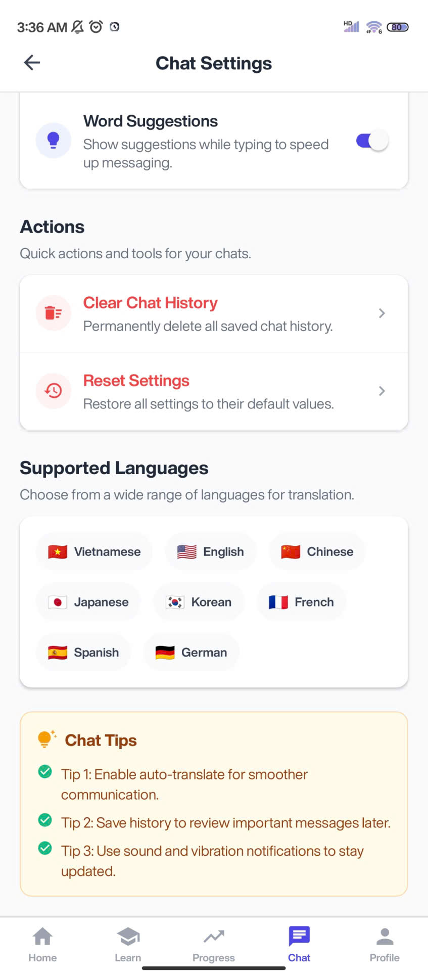 LinguaMonkey - Platform learning language online demo 5